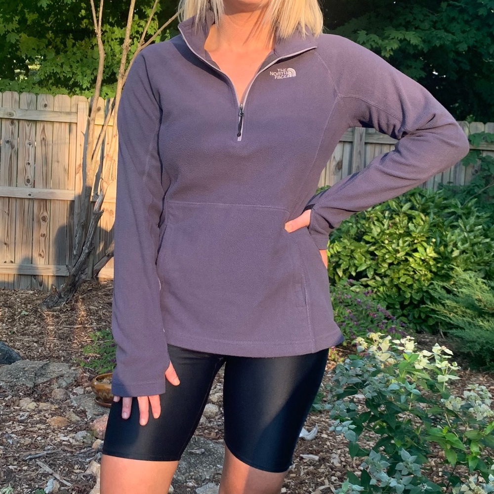 The North Face Women’s Fleece 1/4 Zip Pullover Hoodie Sweatshirt | Size: M |